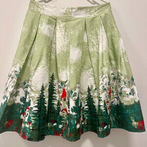 Share NWT Sucrefas Pleated Skirt Size XL - Beautiful Pattern